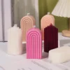 kf-S0090b26c05d1403292c72433028bdf9eQ Modern Arch Candle – Decorative Scented Wax for Cozy Aesthetic Spaces