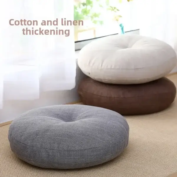 Clean Girl Aesthetic Floor Cushion – Yoga & Meditation