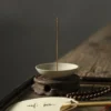 Ceramic Incense Dish – Handmade Minimalist Holder