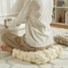 Cozy Aesthetic Knot Pillow – Soft Plush for Bed or Couch
