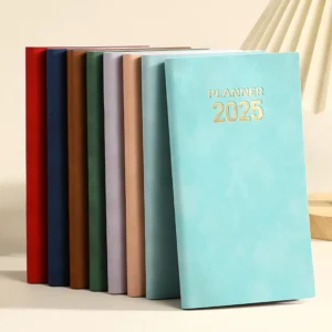2025 A6 Weekly & Daily Planner – Colorful Soft Cover Agenda Notebook