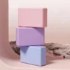 Pastel Yoga Block – Soft Support for Balance & Flex