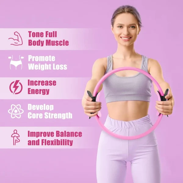 Ultimate 35cm Pilates Ring – Sculpt & Tone Thighs, Legs & Core