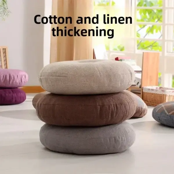 Clean Girl Aesthetic Floor Cushion – Yoga & Meditation